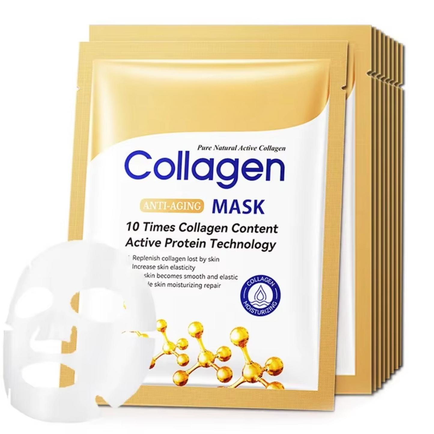 Anti-Wrinkle Collagen Face Mask Pack
