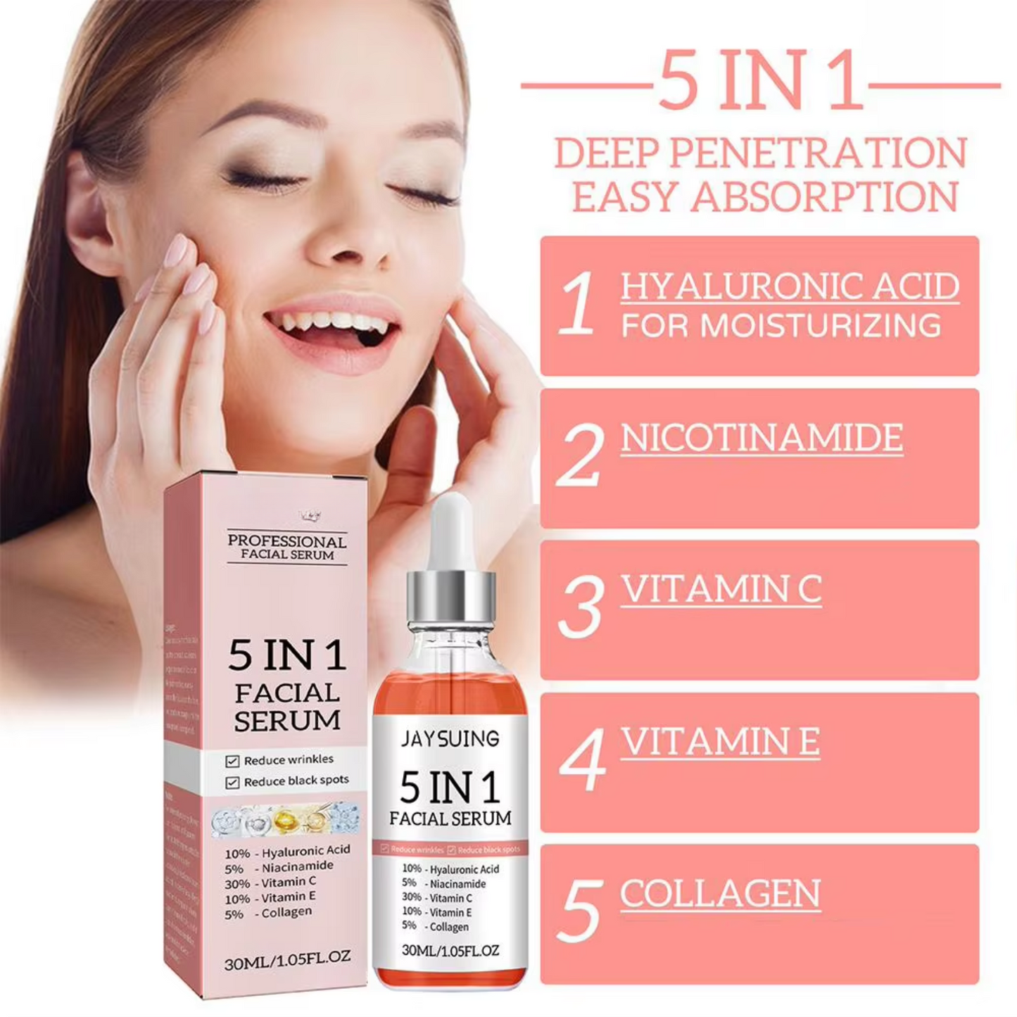 5-in-1 Firming Face Serum 30ml