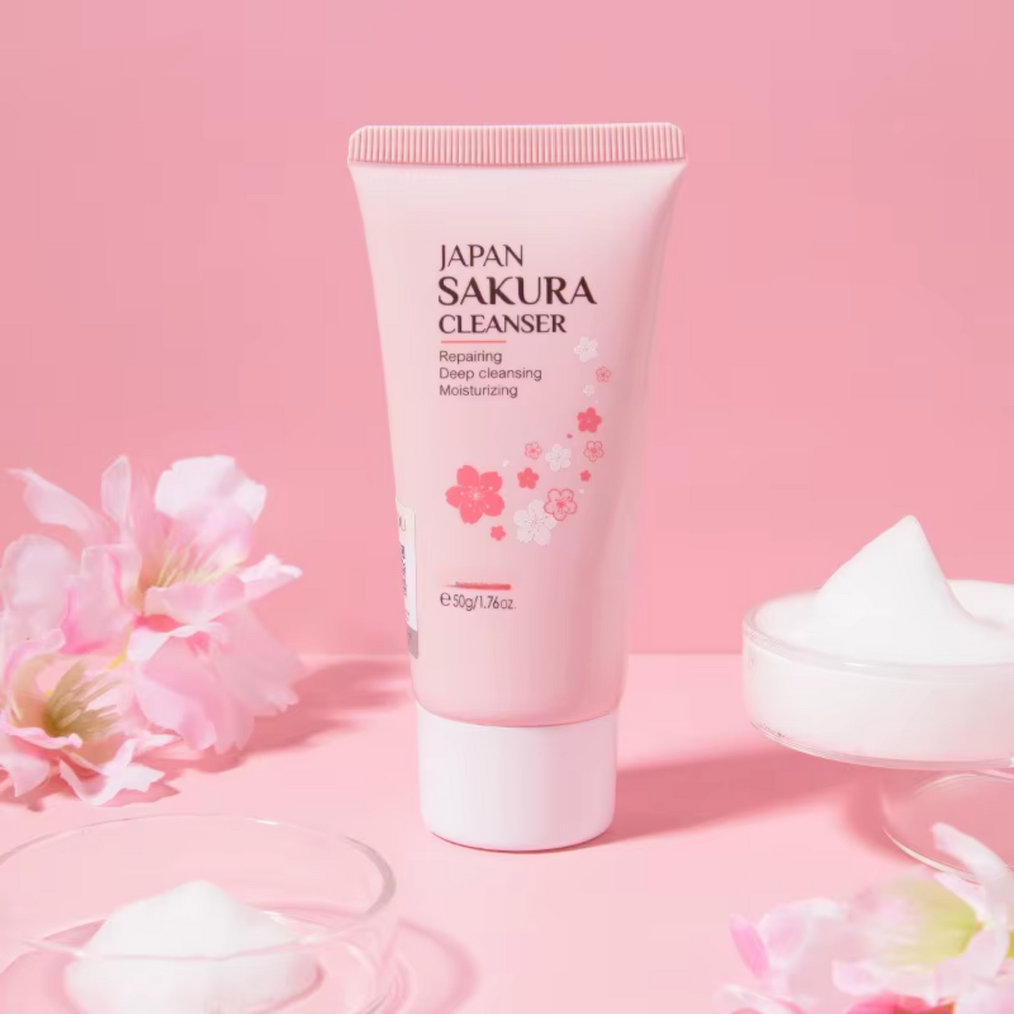 Sakura Cleanser & Sunscreen Set