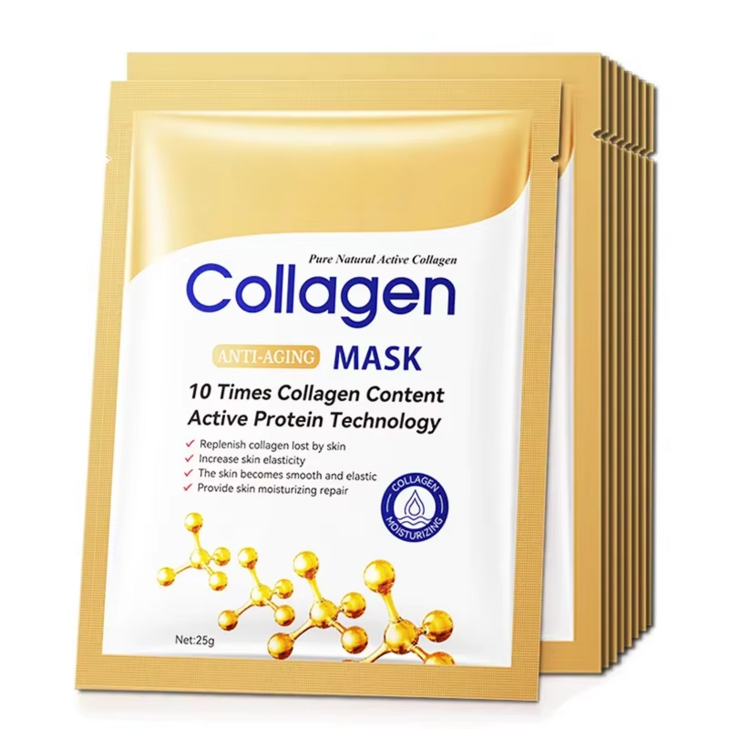 Anti-Wrinkle Collagen Face Mask Pack