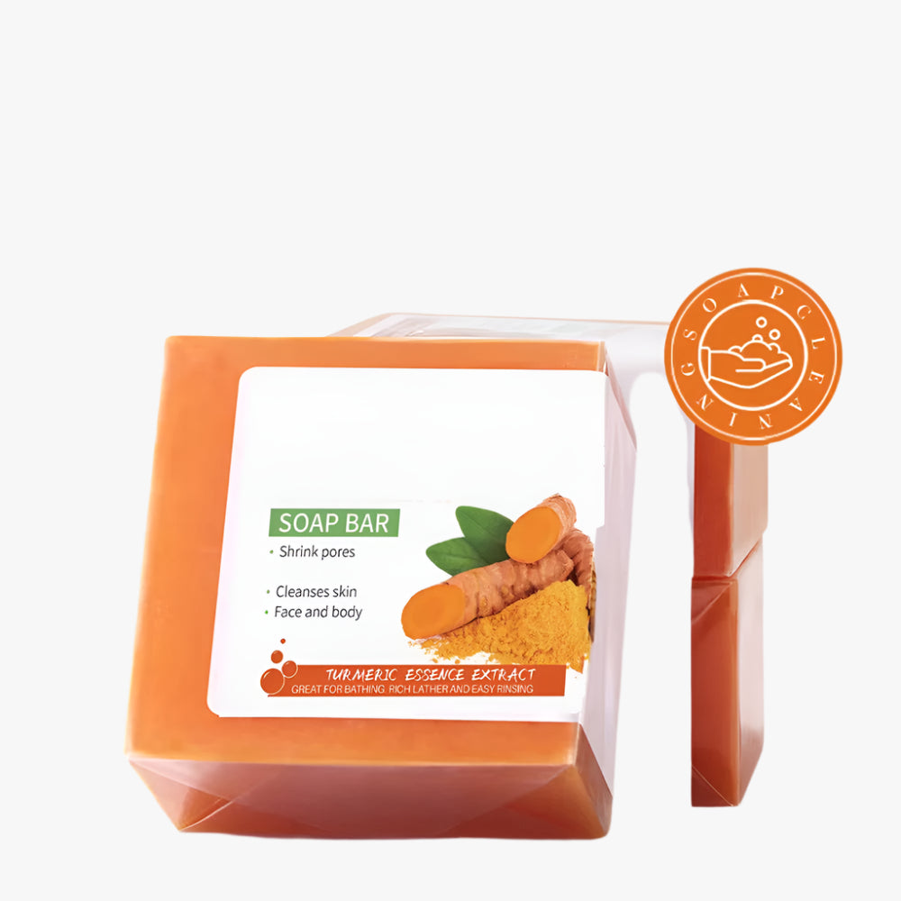Hand Made Turmeric Soap Body Cleaning Lightening Dark Underarm Leg Body Cleansers Brightening Face Soap Tender Skin Care Beauty