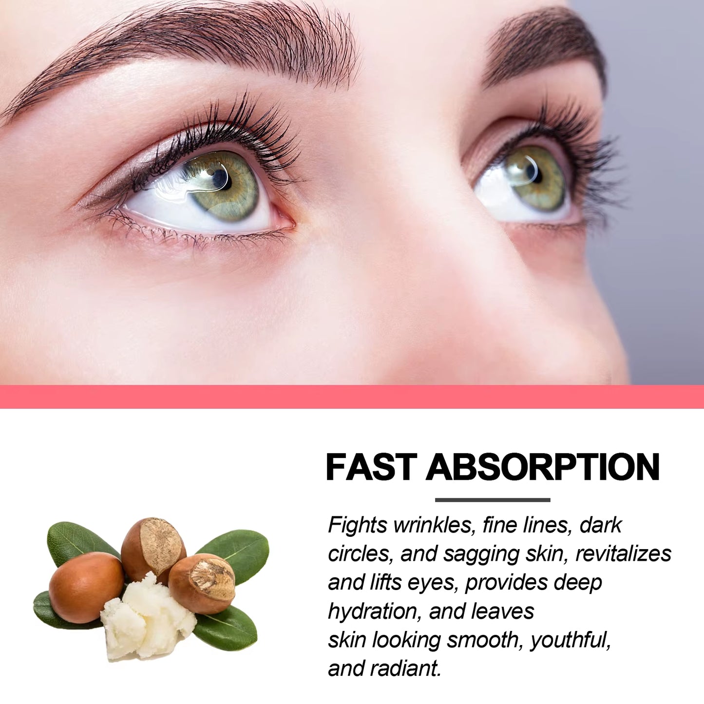 Retinol Eye Cream Circles Lifting Firming Skin Instant Wrinkle Remover Lightening Dark Eye Repair Serum Stick for Women Eye Care