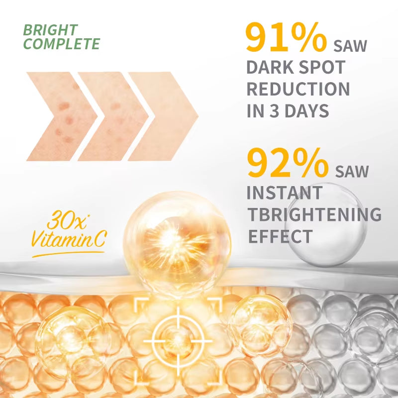 Garnier Bright Complete 30X Vitamin C Niacinamide Booster Serum Whitening Skin Tone Essence Fade Acne Mark Beauty Products 30Ml