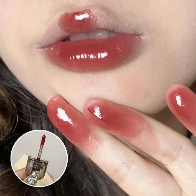 HR564 Enveloping Ice Night Mirror Lip Glaze Moisturizing and Moisturizing Lip Film Forming Quickly