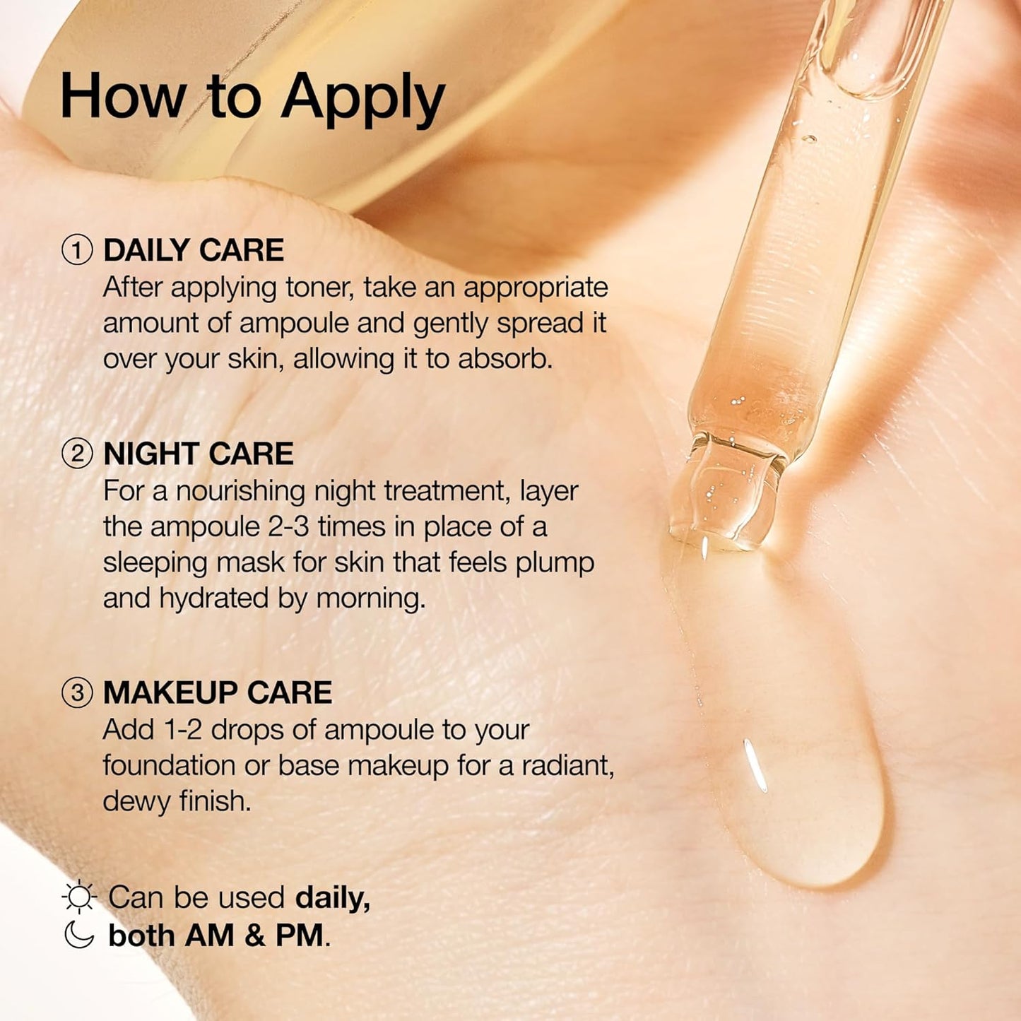 Heartleaf 80 Soothing Ampoule, Hydration Facial Serum for Glass Skin, Panthenol, Hyaluronic Acid, Non-Greasy, Gentle Formula, Lightweight Essence, Vegan, Korean Skin Care, 30Ml/1.01 Fl.Oz