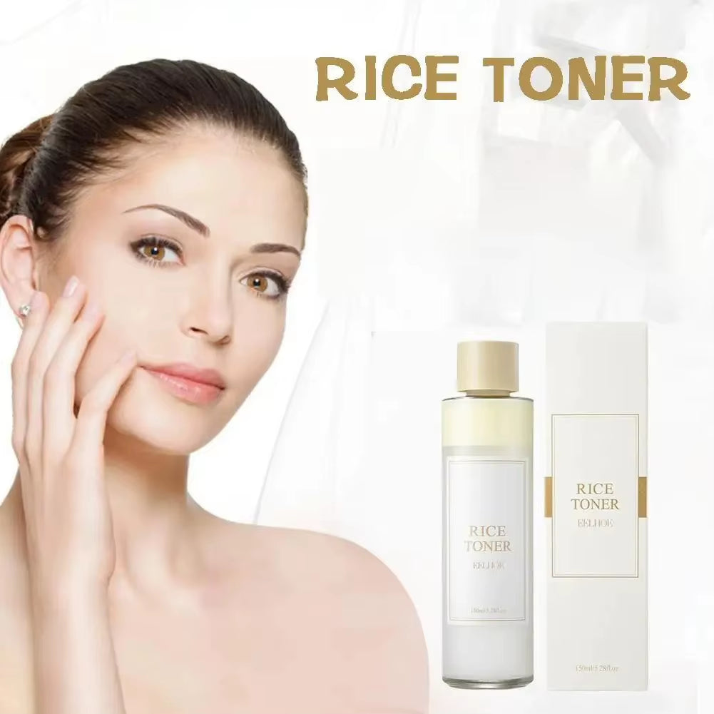 Rice Face Toner Moisturizing Water Brightening Lifting 150Ml Deep Facial Cleanser for Young Glowy Korean Skin Care