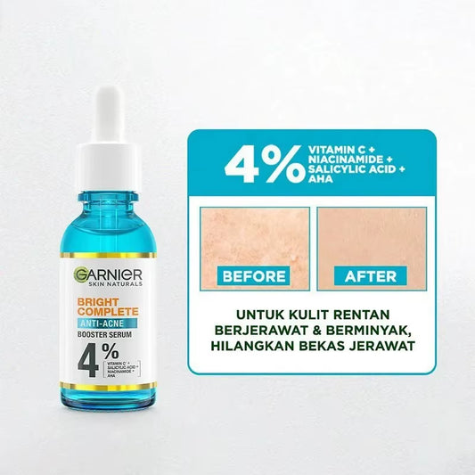 30Ml Garnier Whitening Essence Removes Acne Marks Comedones Blackheads Facial Repair Serum Shrinks Pores Moisturizes Essence