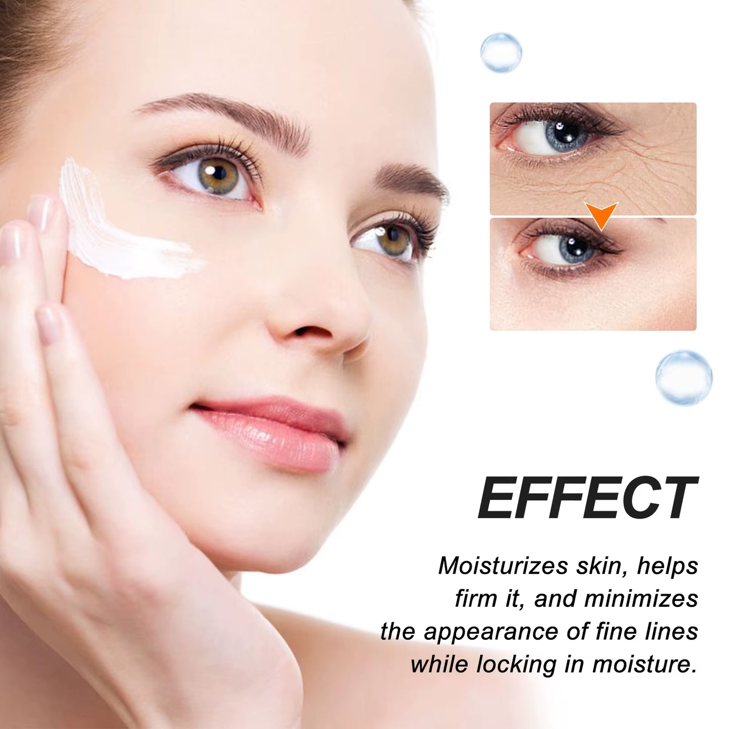 Retinol Eye Cream Circles Lifting Firming Skin Instant Wrinkle Remover Lightening Dark Eye Repair Serum Stick for Women Eye Care