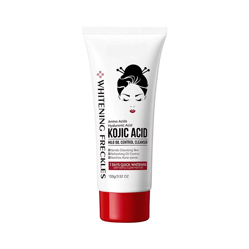 Kojic Acid Facial Cleanser Face Wash Foam Facial Cleansing Mossee Moisturizing Brightening Facial Skin Care Products